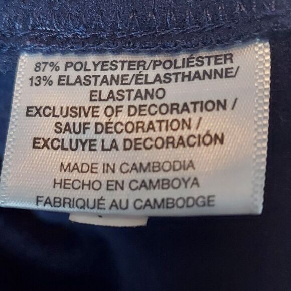 Spalding Women’s Hoodie Sweatshirt 3XL Plus Navy Blue Blazer Drawstrings Pocket - Picture 9 of 9